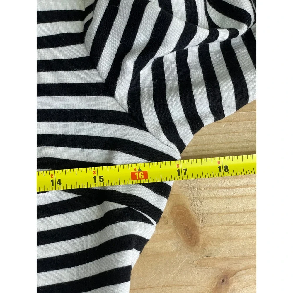 Kate Spade Broome Street Striped Knit Dress Boat Neck 3/4‎ Sleeve S